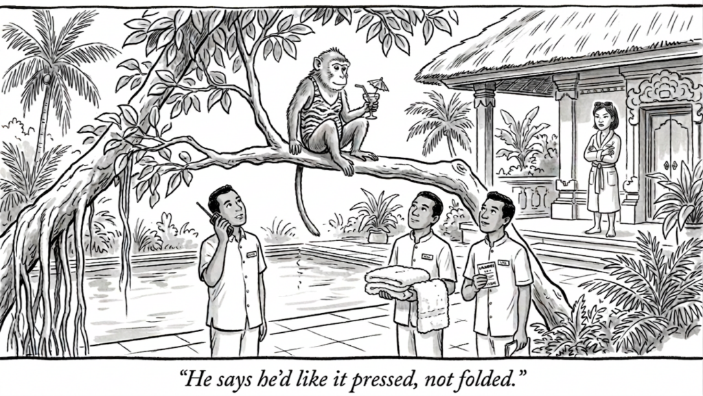 Ayana Bali, a Monkey, and the Bathing Suit That Started an International Incident