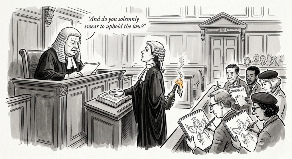 The Barrister Who Swore an Oath and Then Demanded the State Be Overthrown