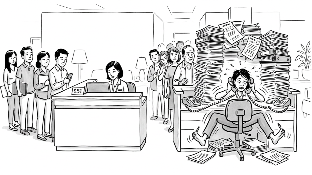 Healthcare commentary illustration