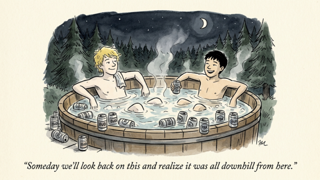 The Hot Tub, the Hose, and the Girls from Pittsfield