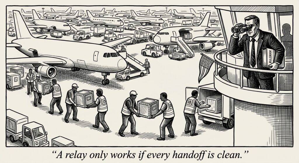 Hong Kong’s airport is becoming a relay station, and Washington is watching the relay