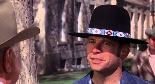 Billy Jack, the half-Navajo Green Beret from the 1971 film, in a still from the movie