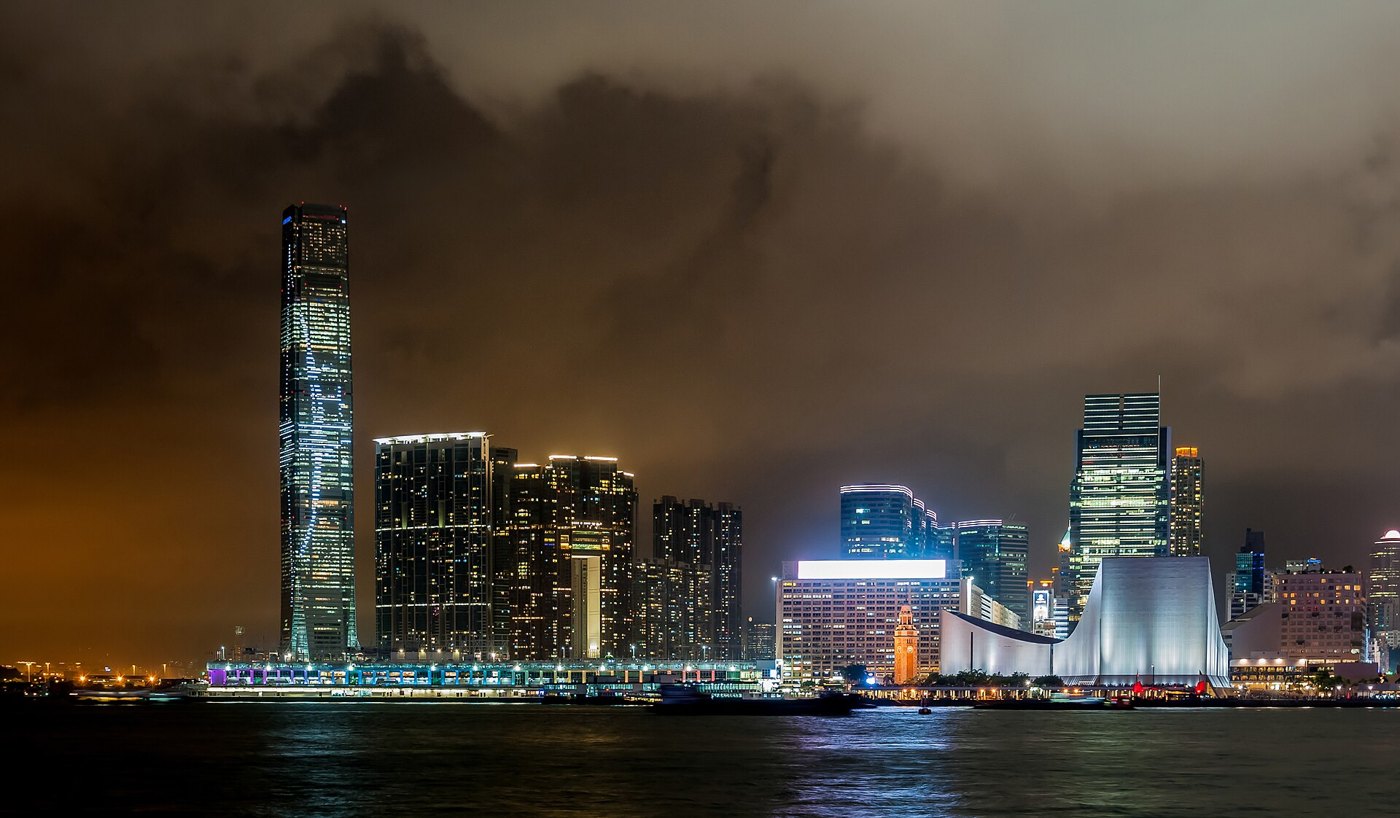 Hong Kong's Victoria Harbour and the International Commerce Centre