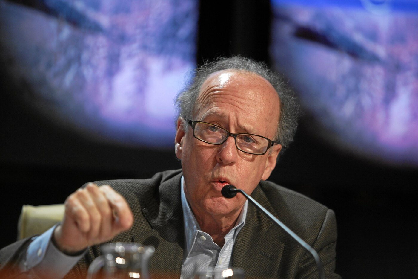 Stephen Roach speaking at the World Economic Forum in Davos in 2009